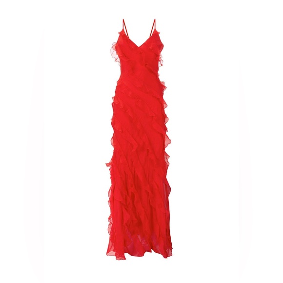 Rat & Boa Cecelia Dress in Red - Picture 7 of 14